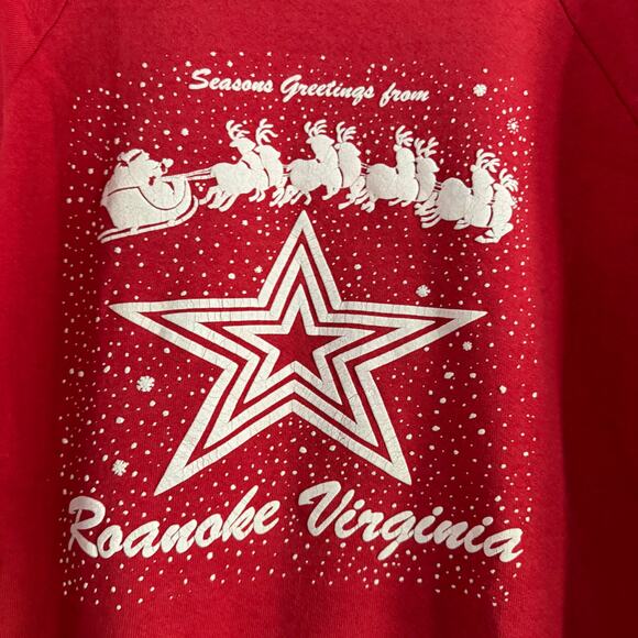 Vintage Crewneck Christmas Sweatshirt Size Large - Picture 7 of 9